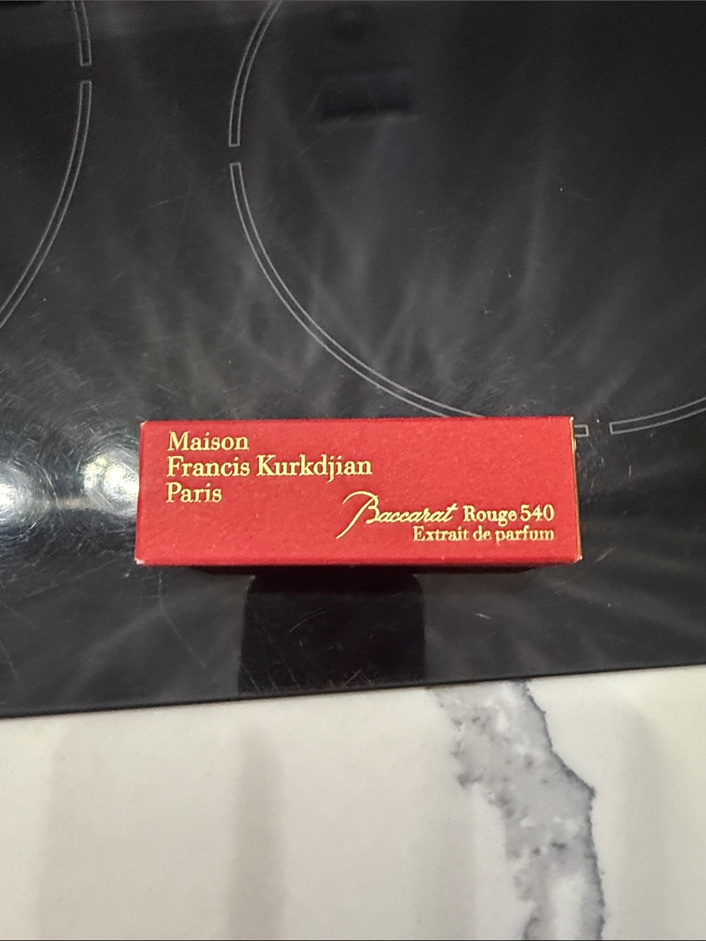 Maison Francis Kurkdjian Baccarat Rouge 540 empty box